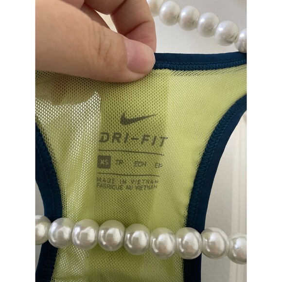 Nike Logo Dri-FIT Racerback Mid-Impact Medium Support XS Sports Bra CJ0796 - Picture 2 of 5